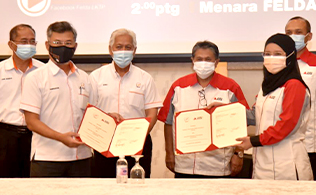 Gallery - FELDA dan Agrobank Tandatangani Perjanjian Model Baharu Program Pembangunan Peneroka
