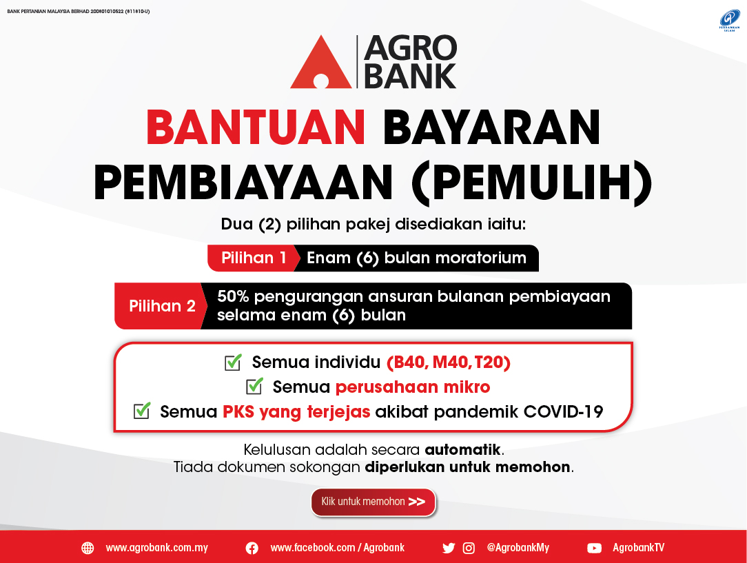 Agrobank moratorium pemulih